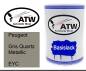 Preview: Peugeot, Gris Quartz Metallic, EYC: 500ml Lackdose, von ATW Autoteile West.